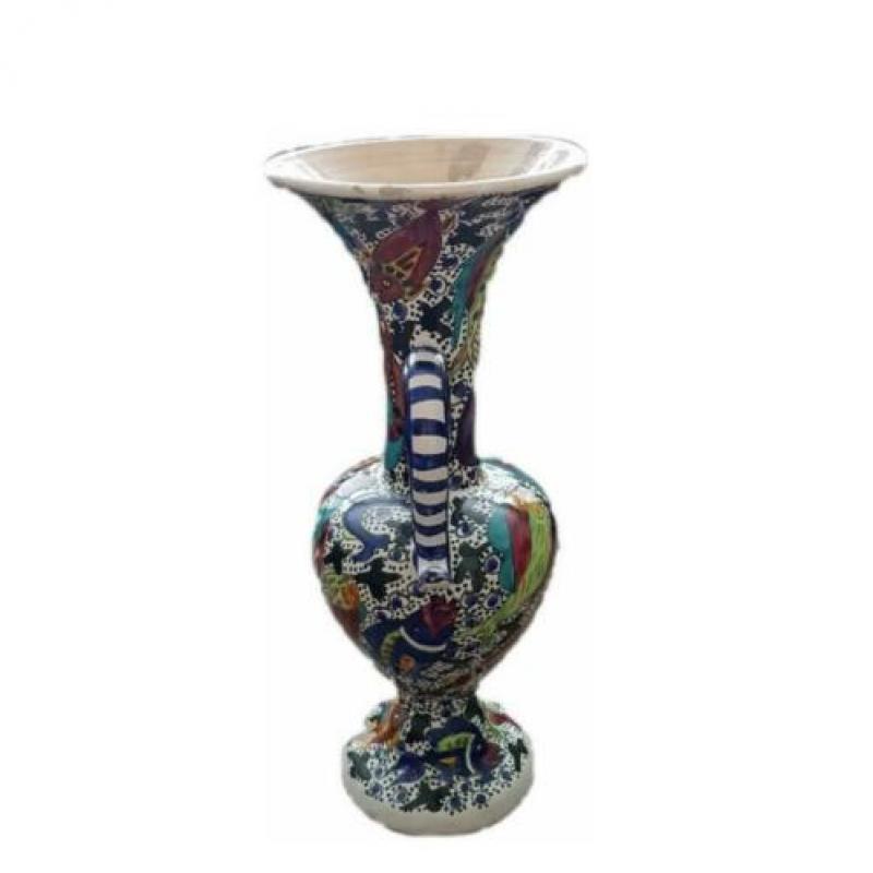 Vaas Bloemenvaas Vazen Tunesisch Aardewerk Vintage Small