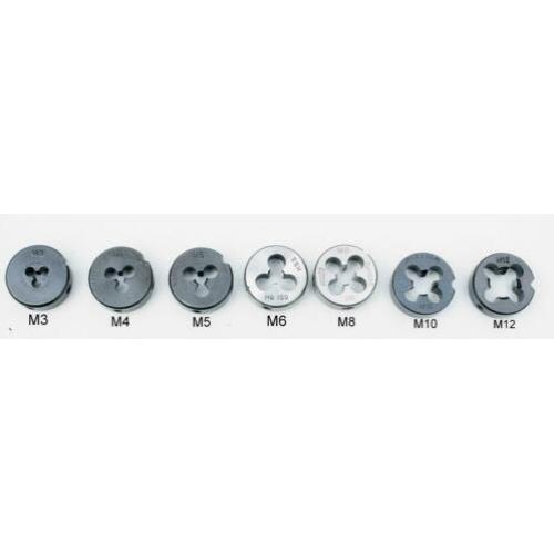 Set metrische snijplaten M3 t/m. M 12 € 23,00