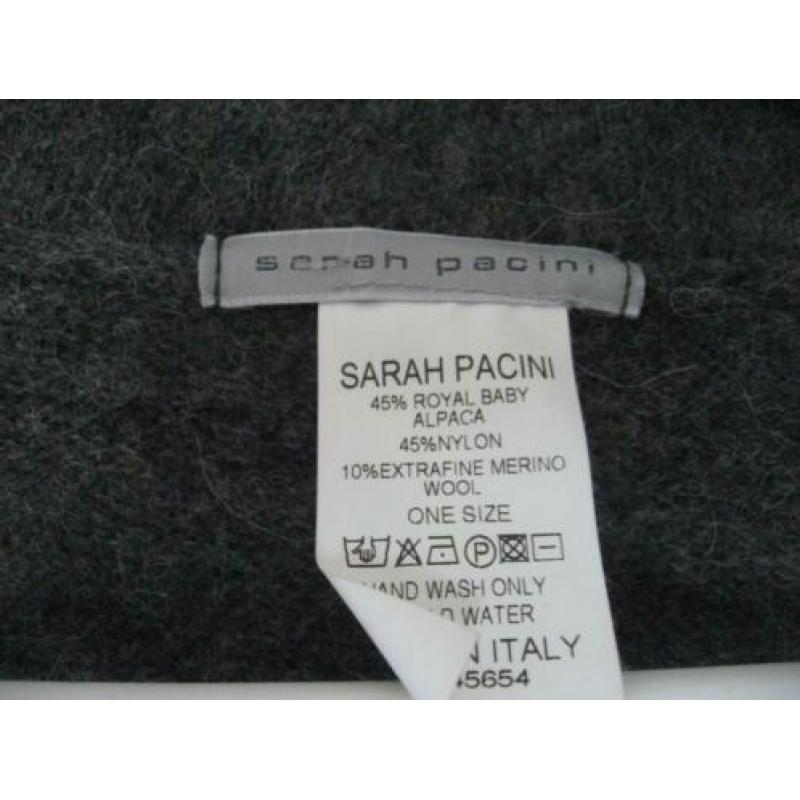 leuk grijs vestgilet van Sarah Pacini, mt one size