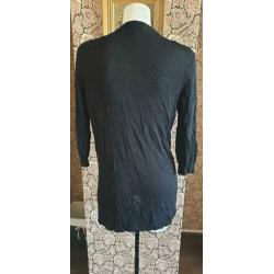 ZGAN zwarte mooie EDGAR VOS vest mt M 38/40, vestje zwart