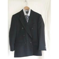 Compleet pak / kostuum Zuiver scheerwol VIP Men maat 46 (s)
