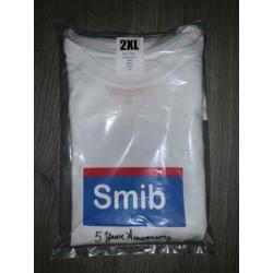 Smib 5 year fuck ov white tee (maat xxl) sumibu patta