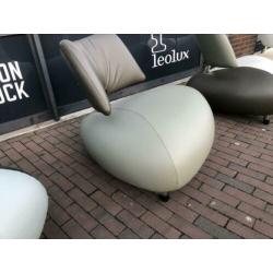 Nieuw Olive & Avocado senso leer Pallone leolux fauteuil