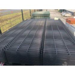 Compleet pakket: 45m1 Enkelstaafsmat 5x5mm Zwart RAL 9005