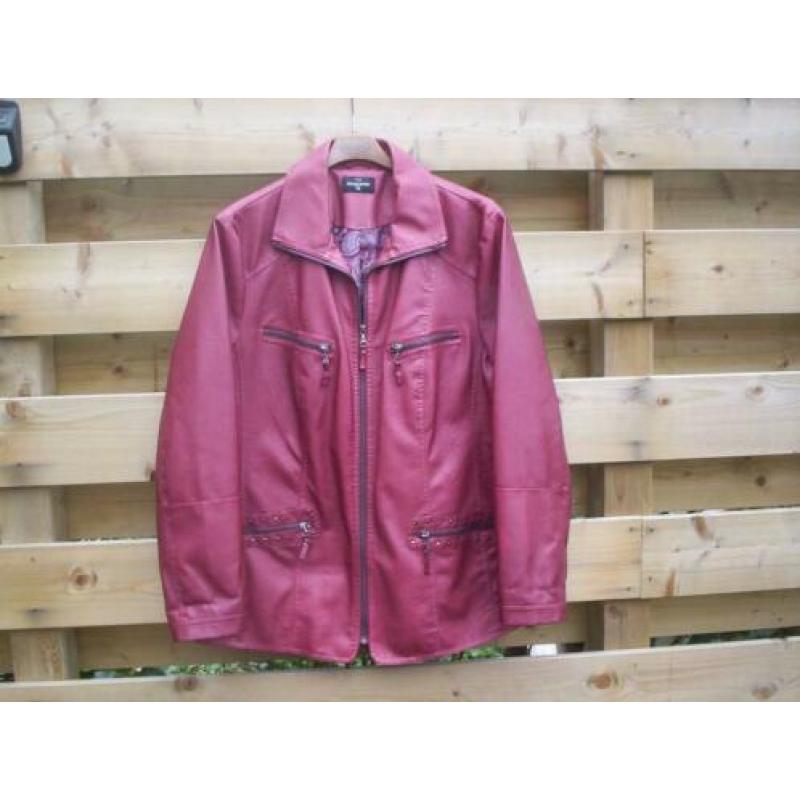 Dames Jack/jas maat 50 kleur is ossenrood