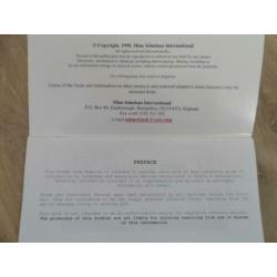 Mijnen boekje, AIDE MEMOIRE, SFOR Bosnie (pocket)