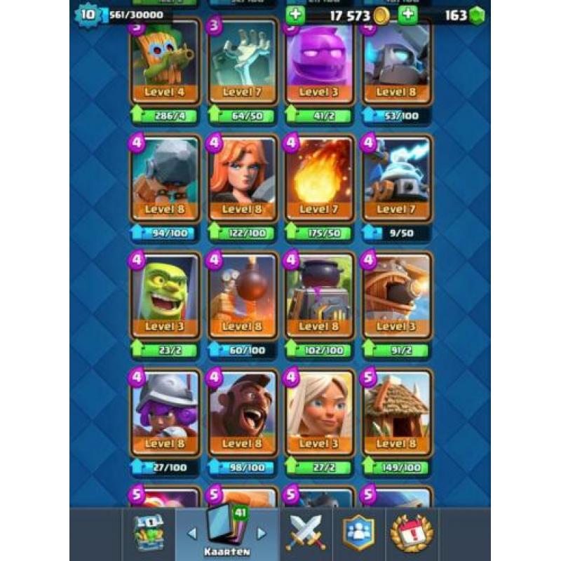 Clash royale account