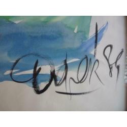 Aquarel Onbekende maker 1984 ?