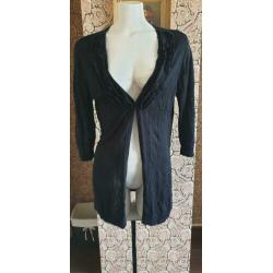 ZGAN zwarte mooie EDGAR VOS vest mt M 38/40, vestje zwart