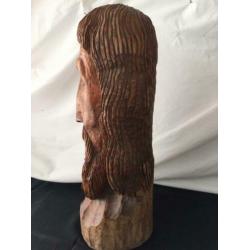 Prachtig Christus beeld hout 40x15 cm