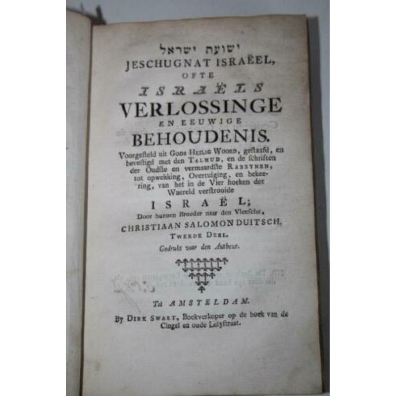 Chr. Sal. Duitsch - Drie werken in één band (circa 1779)