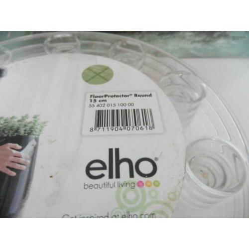 Elho Floorprotector rond 15 cm doorsnee 4 stuks