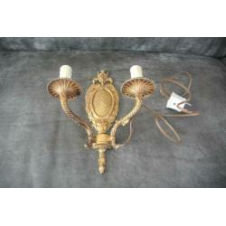 Brocante Franse wandlamp Barok wandlamp