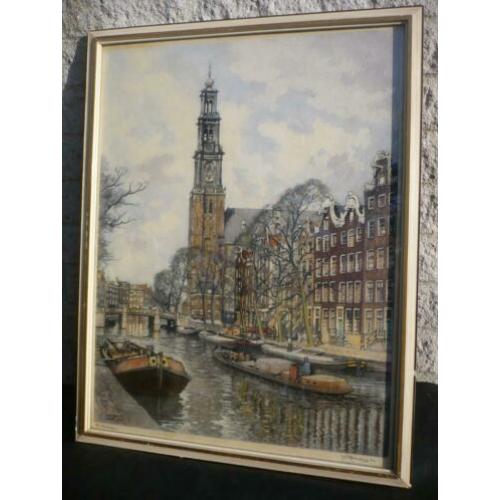 H E Roodenburg Kleurenets Westertoren Prinsengracht A'dam