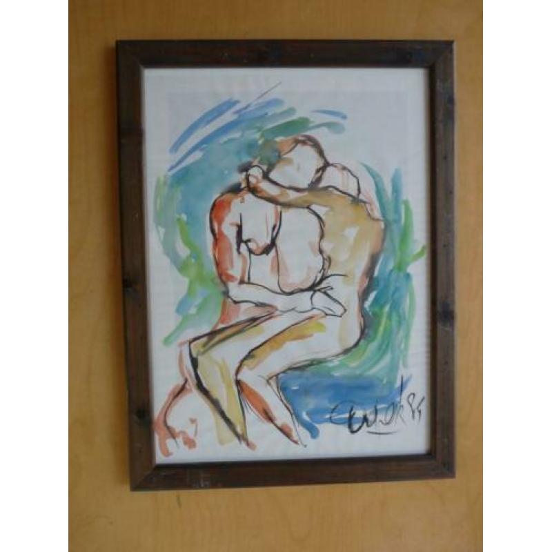 Aquarel Onbekende maker 1984 ?