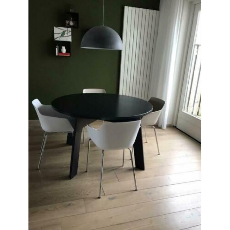 Ronde hanglamp betonlook