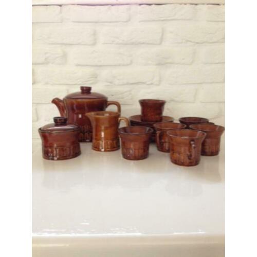 Servies voor koffie of thee (keramiek)