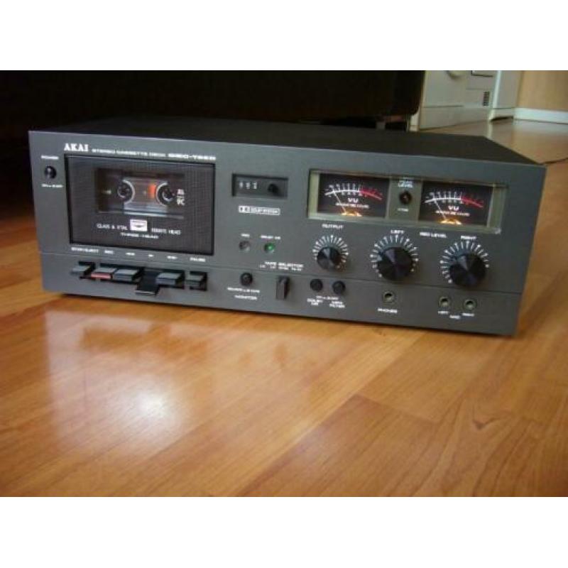 akai gxc-725 d 3 koppen cassettedeck Z.G.A.N