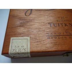 Mooie houten sigarendoos JUSTUS VAN MAURIK 1794 .TUITKNAK