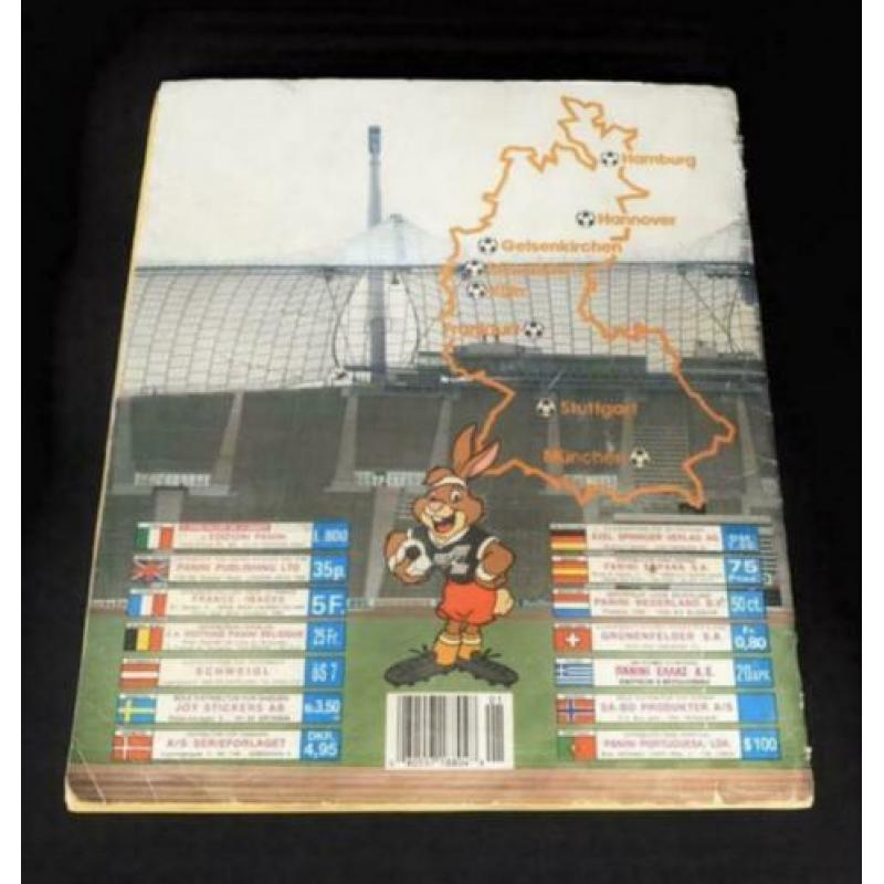 Panini Euro 88 compleet plakboek met uitslagen goede staat