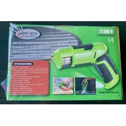 Hofftech Accuschroevendraaier  Revolver functie. 3,6V Li-ion