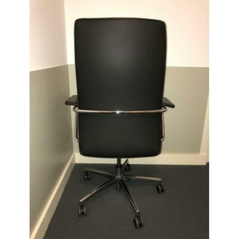 Thonet leren bureaustoel