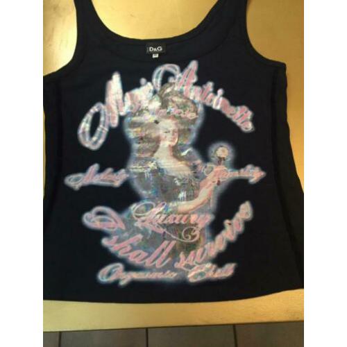 Mooie originele zwarte D&G top maat 38