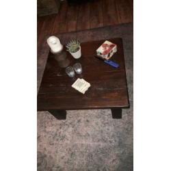 sterke salontafel 4 cm dik blad massief