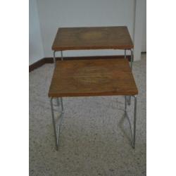 Bijzettafeltjes, vintage