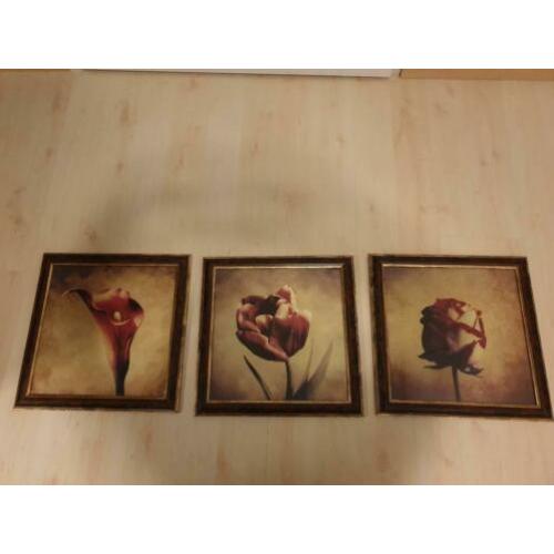Schilderij met bloemen