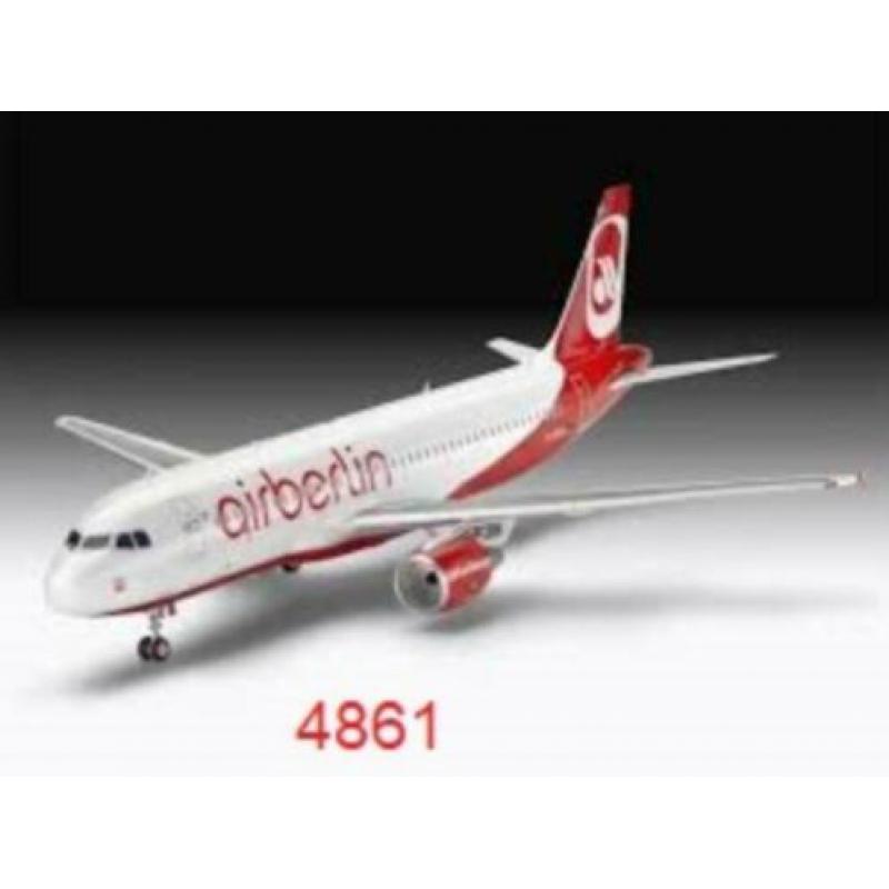 NIEUW Revell 1:144 AIRBUS A320 Air Berlin 04861 MODELBOUW
