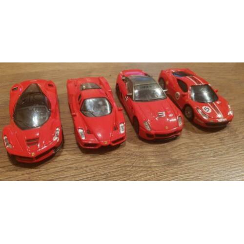 4x Burago Ferrari
