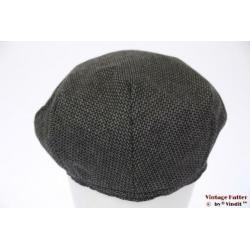 Vintage flatcap Platte pet TCM grijs met oorwarmer 59,5