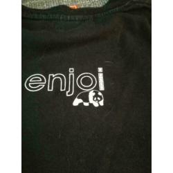 fun t-shirt the safety world is ENJOI zgan maat M