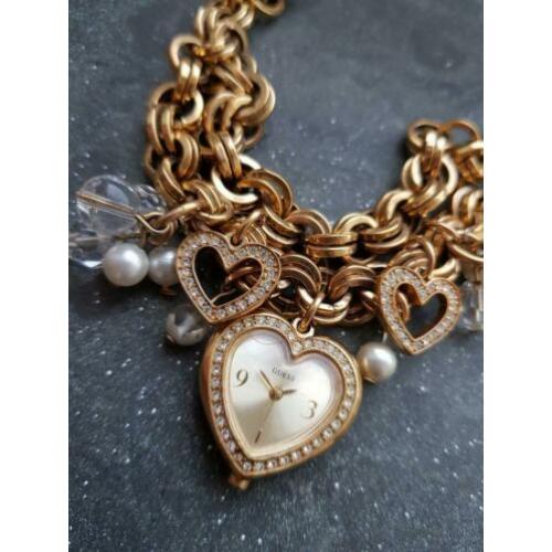 Guess dameshorloge met bedeltjes