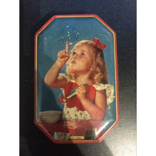 Super schattig blikje vintage retro origineel