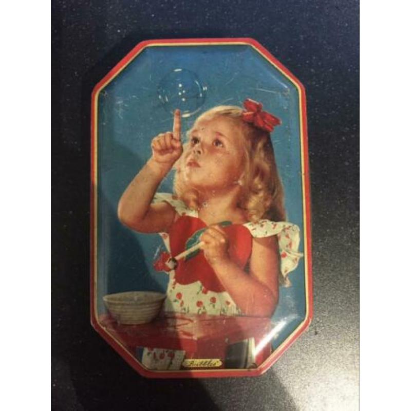 Super schattig blikje vintage retro origineel