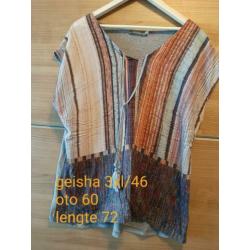 Hele Mooie geisha top maat xxxl/46