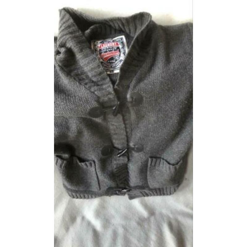 Grijs vest. Zo goed als nieuw.