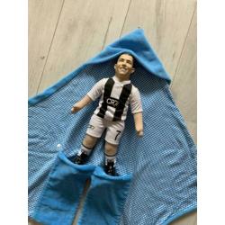 Snoozebaby wikkeldeken blauw.