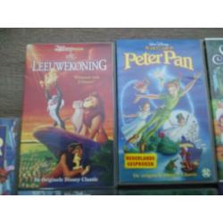 7 stuks disney classics op vhs
