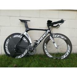 Orbea Orca full carbon tijdrit. Zipp