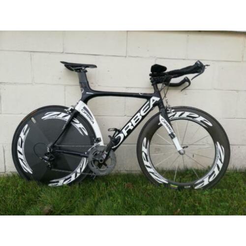 Orbea Orca full carbon tijdrit. Zipp
