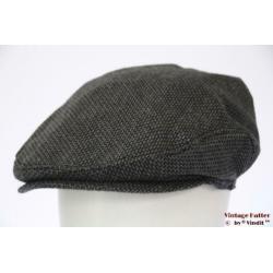 Vintage flatcap Platte pet TCM grijs met oorwarmer 59,5