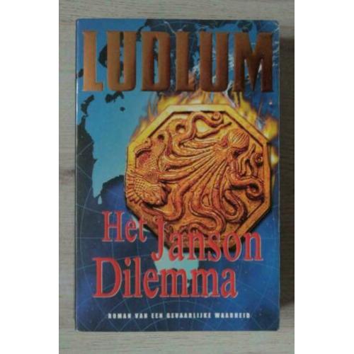 Boeken – thrillers (Ludlum, Grisham; paper back)