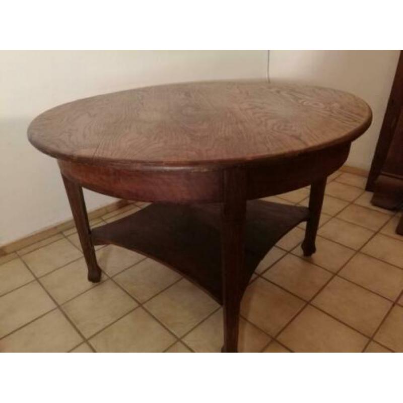 VINTAGE salontafel van eikenhout