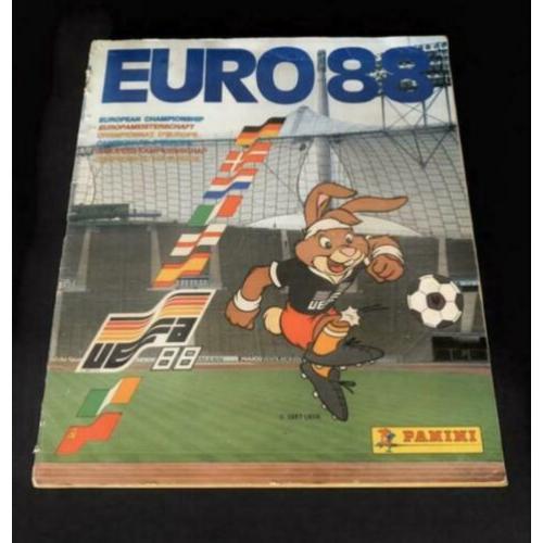 Panini Euro 88 compleet plakboek met uitslagen goede staat