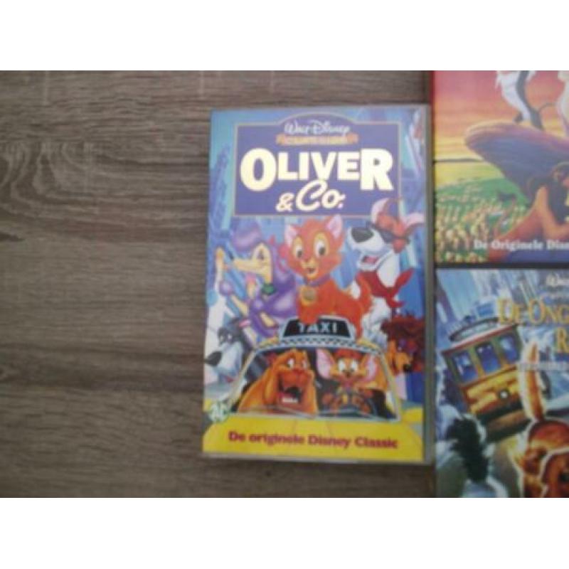 7 stuks disney classics op vhs