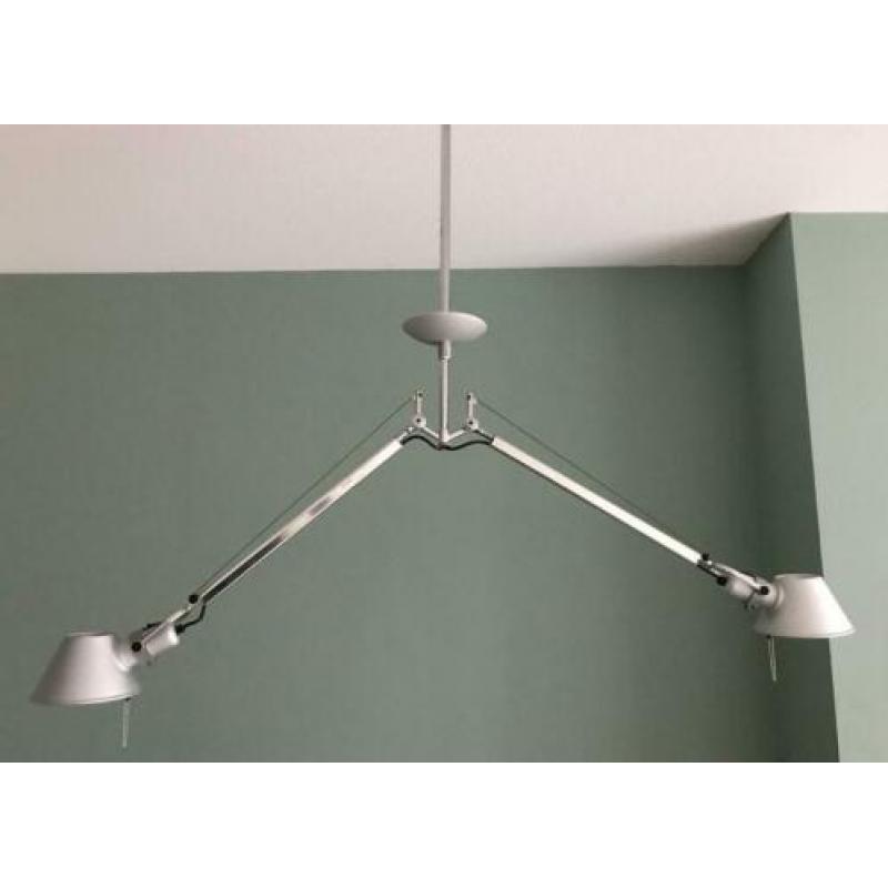 Artemide Tolomeo Due Bracci hanglamp aluminium