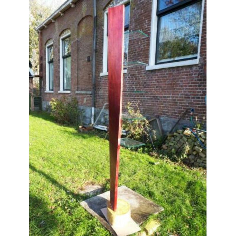 Vitrine kast/staander met glasplaten